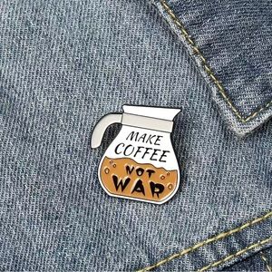 Pin - “Make Coffee Not War” pin